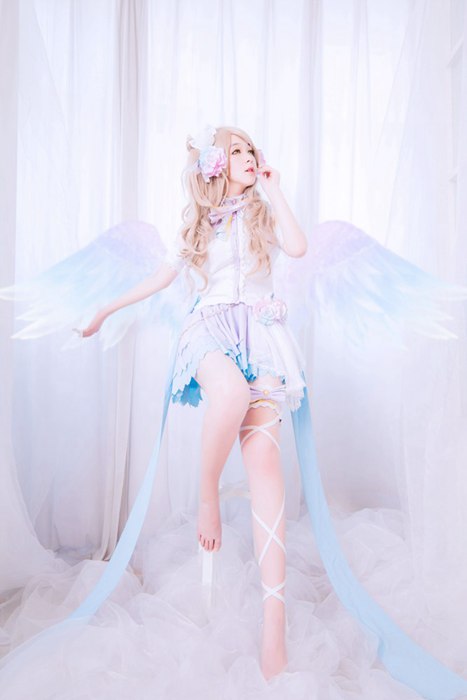 [国内Cosplay]ID0016 [CosPlay] 2015.08 No.116 狐玖-Iris Love live南小鸟白色情人节觉醒 [1