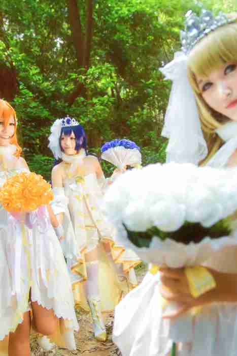 [国内Cosplay]ID0111 [CosPlay] 2015.09 No.211 爱是我们之间の秘密 婚纱觉醒ver.二年级组